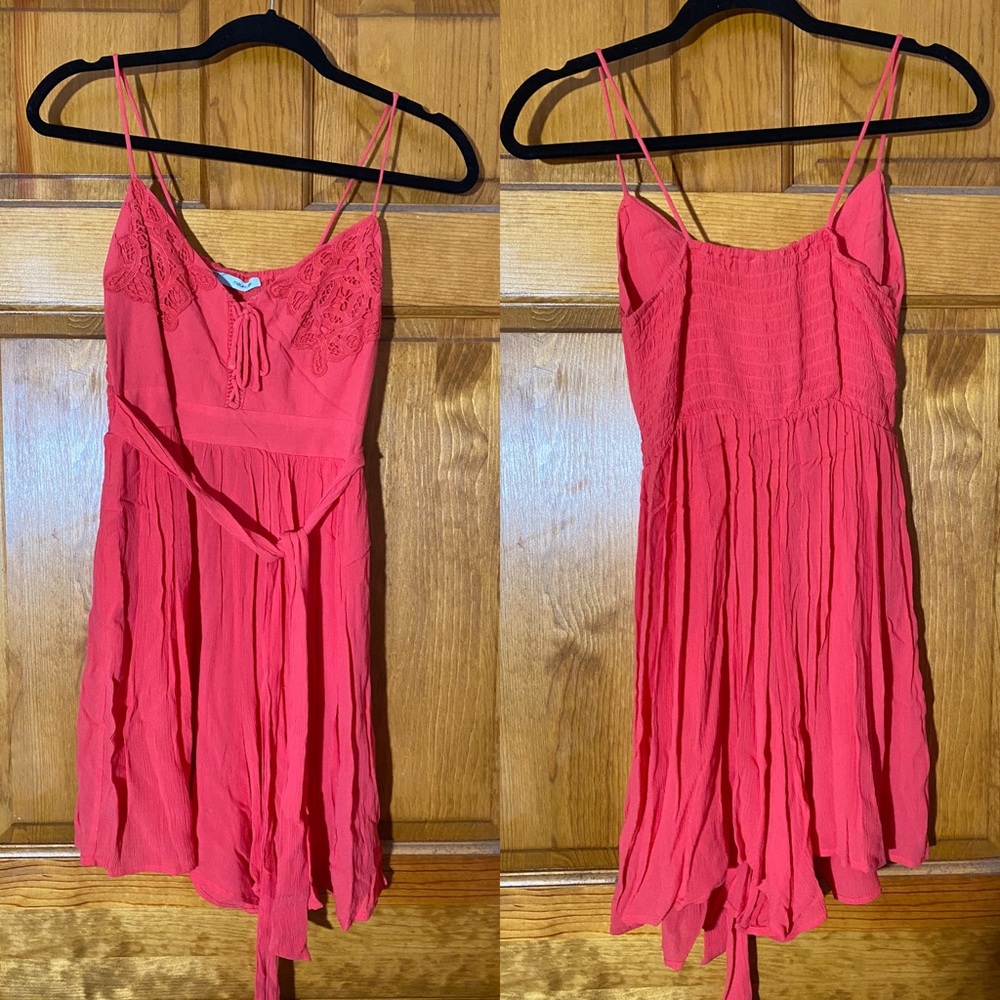Coral lightweight Maurices romper
